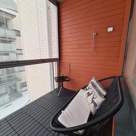 公寓 Rovakoti Saaga With Sauna, Gym Access, Smartlock *